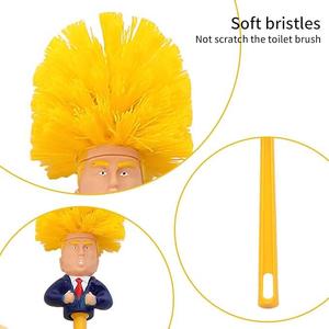 Wholesale Fun Design Toilet <b>Brush</b> with 360. <b>Cleaning</b>, Quick-Drain Base & Yellow Bristles, Novelty Bathroom <b>Cleaning</b> Tool - Product Image 4