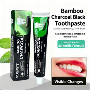Dentifrice au Charbon de Bambou Forte Absorption Élimine les Taches Vente en Gros Prévention & <span class=keywords><strong>Protection</strong></span> Caries Dentaires - Product Image 2