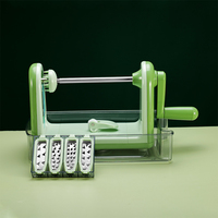 Hete Aanbieding Plastic Multifunctionele Spiralisnijder 5-Blads Groente-Aardappel Snijder Ecologisch Vriendelijke Snijder