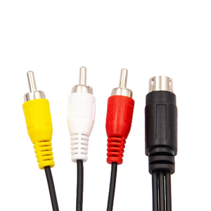 สายอะแดปเตอร์ 3RCA เป็น 9 พิน สำหรับกล่องทีวี สายสัญญาณเสียงและวิดีโอ 1.5 เมตร/5 ฟุต สายอะแดปเตอร์ RCA <span class=keywords><strong>AV</strong></span> สเตอริโอคอมโพสิต สายเกมสำหรับเครื่องเล่นเกม SEGAs Genesis - Product Image 5
