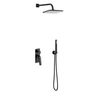 Kamalu KAM-L pistola in metallo con finitura a parete Set da bagno include soffione doccia e doccetta con Mixer deviatore - Product Image 4