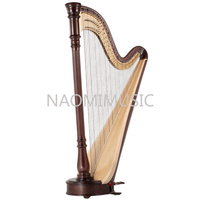 Harpe à pédales PRO Bow Brand en nylon/cordes/fils, 47 cordes, ensemble complet G0-C7, chariot extensible pour harpe de concert