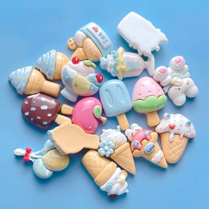 Accesorios de resina de dibujos animados con diseño de postres y comida para manualidades DIY, pegamento en crema, para fundas de teléfono móvil, accesorios para el cabello, accesorios para vasos de agua y hebillas para zapatos - Product Image 3