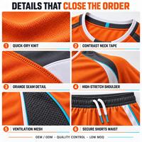 Échantillon Rapide Personnalisé – Tenue de Football OEM ODM – Kit Maillot Sublimation 100% Polyester Respirant Séchage Rapide Faible MOQ