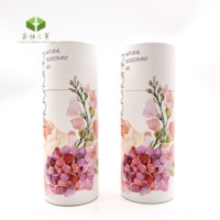 Tube de déodorant en papier bambou, conteneur de déodorant biodégradable, tube de papier push up, emballage de conception