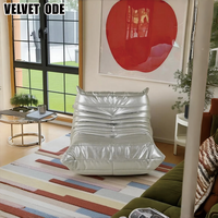 Sofá Modular en Forma de L, Estilo Cyberpunk, Ecológico, de Diseño Moderno, con Esponja, para Salón, Marca Ligne Ro-set