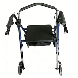 รถเข็นสี่ล้อ Lan Zekang พร้อมที่นั่งและกระเป๋าสำหรับผู้สูงอายุ - Product Image 1