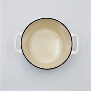 Four hollandais <span class=keywords><strong>en</strong></span> <span class=keywords><strong>fonte</strong></span> émaillée de couleur <span class=keywords><strong>personnalisable</strong></span> avec poignées tombantes, même la chaleur, ustensiles de cuisine durables pour le braisage à l'étouffée - Product Image 5