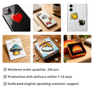Autocollants métalliques rétro Pixel Art pour téléphone, badges émaillés personnalisés avec icônes de consoles de jeux, souvenirs nostalgiques de cartons de marque, <span class=keywords><strong>prix</strong></span> source coût - Product Image 6