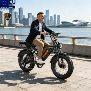 Bicicleta Eléctrica Urbana EU HEADEER BK20 con Llantas Gruesas, 48V20Ah, Bicicleta Deportiva Eléctrica Todoterreno con Suspensión Completa, 750W, Bicicleta Eléctrica de Montaña Retro - Product Image 1