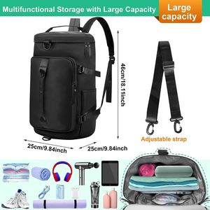 <span class=keywords><strong>Sac</strong></span> à dos multifonctionnel pour voyages d'affaires et <span class=keywords><strong>de</strong></span> loisirs, idéal pour le sport, le yoga, les chaussures séparées, les voyages, et les activités <span class=keywords><strong>de</strong></span> plein air, pour hommes et femmes. - Product Image 2