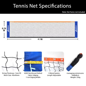 Металлическая рама для теннисного корта 4х4 см, экологичная, легкая, портативная, для взрослых и подростков - Product Image 5