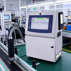 Machine de <span class=keywords><strong>codage</strong></span> de données industrielle à haute vitesse Docod CIJ S1000, imprimante à jet d'encre à petits caractères pour composants électroniques - Product Image 1