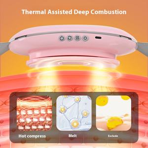 Masajeador de cintura y abdomen Amasar abdomen automático compresa caliente amasar abdomen instrumento con cinturón agitar vientre regalo mágico - Product Image 3