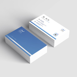Благодарственная открытка для малого бизнеса синий и золотой - Product Image 2