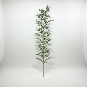 Venta al por Mayor de Hojas de Bambú Artificiales de Plástico de Alta Calidad, Bonsái Ecológico con Tacto Natural, Realista y Lujoso para el Hogar - Product Image 3