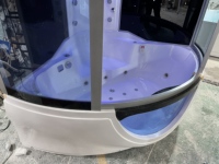 Salle de douche vapeur multifonction avec baignoire à remous et générateur de vapeur pour salle de bain