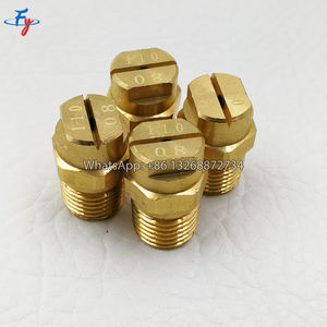 1/8 "पीतल hvv फ्लैट इंजेक्टर नोजल, पीतल के फ्लैट पंखे स्प्रे नोजल, वीए एयर जेट हाइड्रोसीडिंग पीतल के फ्लैट पंखे स्प्रे नोजल - Product Image 4