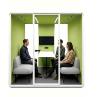 Nouvelle Cabine de Bureau Silencieuse, Design de Cabine de Réunion Mobile pour Bureau/Maison