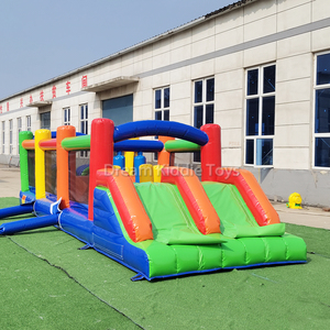 Inflatable khóa học trở ngại thư bị trả lại nhà với Slide thư bị trả lại khu vực và đường hầm trở ngại thư bị trả lại khu vực nhảy lâu đài cho trẻ em - Product Image 5