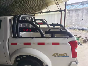 Barra Antivuelco Deportiva Universal de Acero al Carbono con Recubrimiento de Polvo Negro para Camionetas <span class=keywords><strong>4x4</strong></span> - Compatible con Tacoma L200 NP300 Triton - Product Image 5