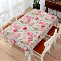Nappe de table en PVC non tissé moderne à motifs floraux fabriquée en Chine