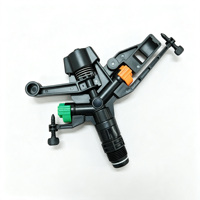 5035 Sistem Irigasi Sprinkler Plastik Tugas Berat 3/4" Male dengan Penggerak Gigi 360 Derajat
