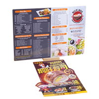 Impresión de Menús Personalizados a Prueba de Agua para Restaurantes, Hoteles y Bodas, Producto de Impresión en Papel y Cartón Duradero