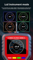 Nuevo dispositivo de diagnóstico automotriz compatible con OBDII, transmisión de datos en tiempo real, biblioteca de códigos de fallas de alta capacidad.
