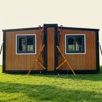 Maison conteneur préfabriquée moderne, portable, extensible et respirante, tout-en-un, pour bureau modulaire, bureau à domicile et entrepôt