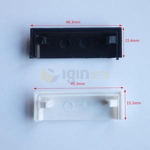 ฝาปิดท่อระบายน้ำ Igin Door Stop ขนาด 35 มม. สีดำ พีวีซี พลาสติก ติดผนัง ดีไซน์มินิมอล ทนทาน - Product Image 2