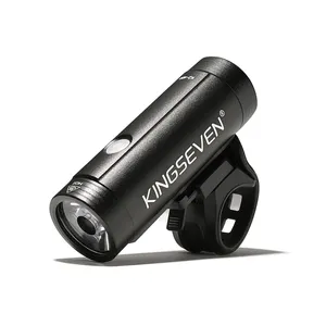 KINGSEVENピットバイクライト防雨USB充電式MTBフロントランプヘッドライト超軽量サイドLED懐中電灯ラッキー自転車ライト