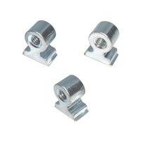 Attaches à écrou à angle droit autotaraudeuses RAA/RAS zingué poli pour tôle en acier inoxydable industrie de l'aluminium