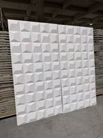 Panneau mural en pierre PU à motif géométrique, imitation roche champignon, pour intérieur, avec capacité de conception de modèles 3D