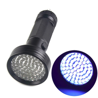 Lampe torche UV QXMOVING avec logo personnalisé, piles AA, alliage d'aluminium, lumière noire ultraviolette 68 LED 395 nm, pour détecteur de scorpions