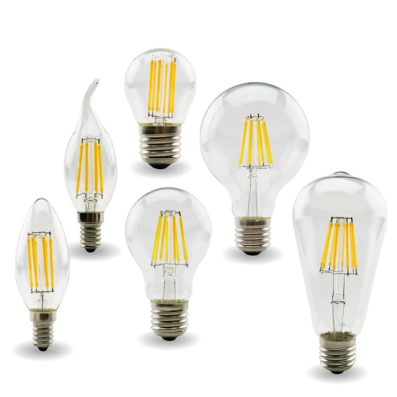 Edison Bulb E27 220V 40W ST64 G80 G95 T10 T45 A19 Retro Ampoule Vintage Incandescent Bulb edison Lamp Filament Light Bulb Decor