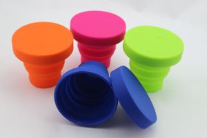 Taza plegable personalizada para cerveza, vaso de café de silicona, vaso de vino de plástico personalizado - Product Image 2