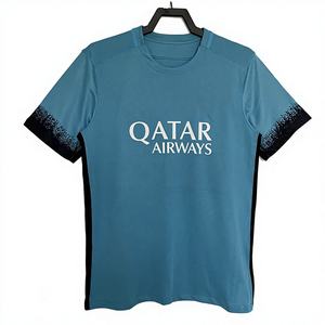 Summer <b>Football</b> Uniforms Short Sleeves <b>Retro</b> 2014/15 Barcelona Away Jersey Ronaldinho European Clubs Competition Uniform 100% - Product Image 1