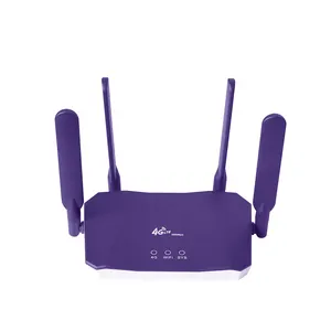 Olax D621 300Mbps高速无线路由器4外部天线4g wifi调制解调器，带sim卡4g lte Wifi路由器