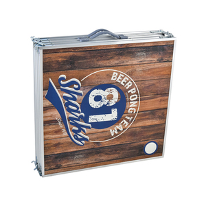 <span class=keywords><strong>Mesa</strong></span> plegable <span class=keywords><strong>de</strong></span> aluminio resistente portátil <span class=keywords><strong>de</strong></span> 8 pies personalizada para Beer <span class=keywords><strong>Pong</strong></span> para acampar al aire libre - Product Image 2