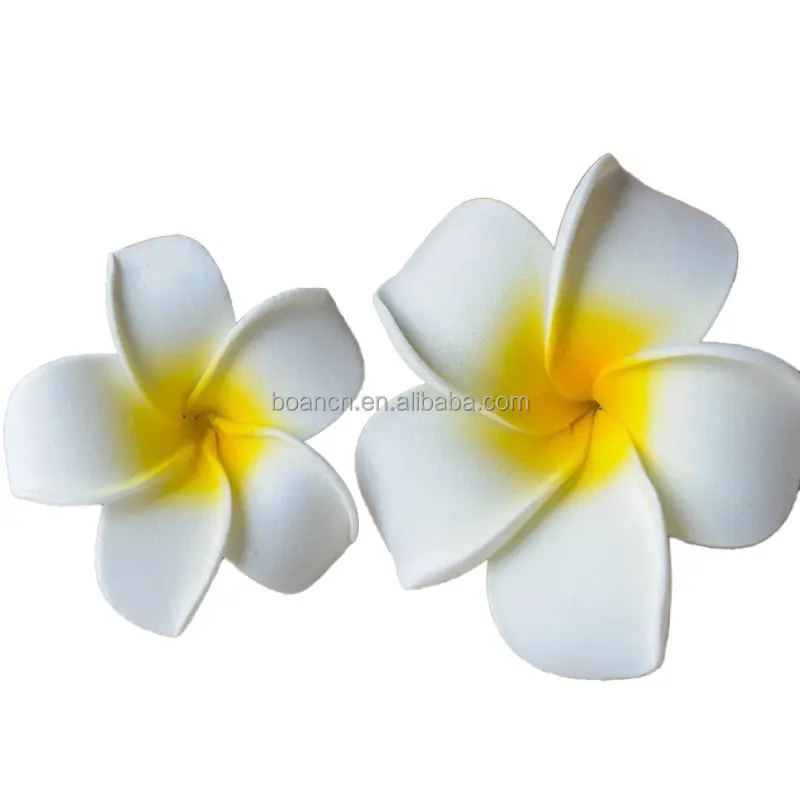 Conjunto de flores artificiais de espuma, faça você mesmo, plumeria rubra, cabeças de flores, frangipani, decoração de casamento, frangipani