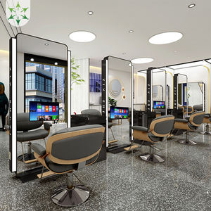 Table à miroir tactile super simple LED Miroir rouge en filet double face + écran intelligent pour <span class=keywords><strong>salon</strong></span> de coiffure ou <span class=keywords><strong>salon</strong></span> - Product Image 5