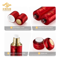 Fabricant ODM de produits de soin de la peau, flacon en verre de 40 ml pour sérum, lotion, crème, rechargeable, mat, luxueux, emballage pour produits de soin de la peau, flacon pour essence