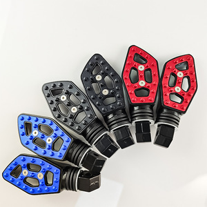 Pedales de Motocicleta Qiangye, Aleación de Aluminio CNC, Universales, Antideslizantes, Duraderos, Piezas de Pedal Trasero, Azul, Rojo, Negro, Plateado, Dorado - Product Image 1