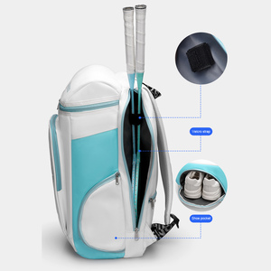 Sac à dos de voyage portable unisexe multifonctionnel résistant à l'eau, durable, écologique, en polyester, pour le badminton, 27L, grand format - Product Image 3