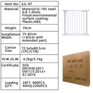 Puerta <span class=keywords><strong>de</strong></span> Seguridad para Escaleras <span class=keywords><strong>de</strong></span> Alta Calidad, Barrera <span class=keywords><strong>de</strong></span> Seguridad para Niños, Puerta <span class=keywords><strong>de</strong></span> Aislamiento para Balcón, Puerta <span class=keywords><strong>de</strong></span> Seguridad para Bebés - Product Image 6