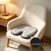 Coussin orthopédique Skylee 4D imperméable pour soulager les hémorroïdes, la sciatique et le coccyx, à porter sur siège de fauteuil roulant, pour soulager la douleur