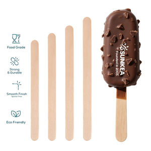 Bề mặt nhẵn splinter-miễn phí tròn cạnh gỗ đa mục đích <span class=keywords><strong>Popsicle</strong></span> gậy - Product Image 1