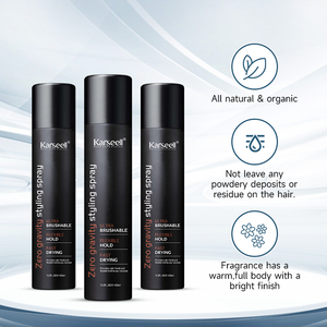 Factory Direct 400ml Hair Spray Own Label Design <strong>Hairspray</strong> for Dry Hair Stiff Hold Hair Style Without Damage - Product Image 2
