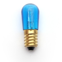 Luminaires décoratifs LED en couleur, blanc/rouge, Orange, bleu, vert, jaune, ampoule pour décoration de noël, 1w E14, 50 pièces